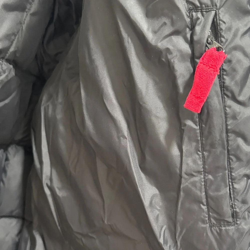Lands’ End Men’s Down Puffer Jacket L 42-44 Black Winter Coat